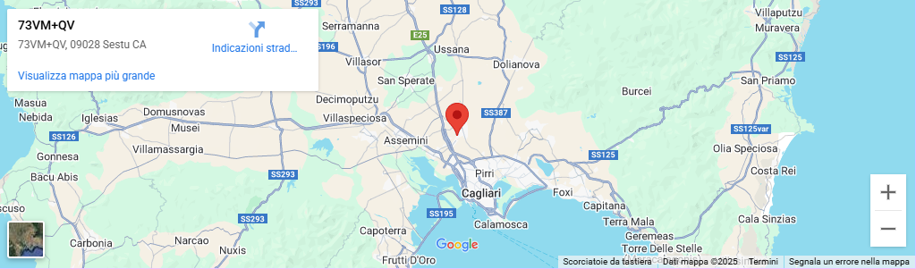 mappa Sardegna Restauri - Ristrutturazioni Cagliari