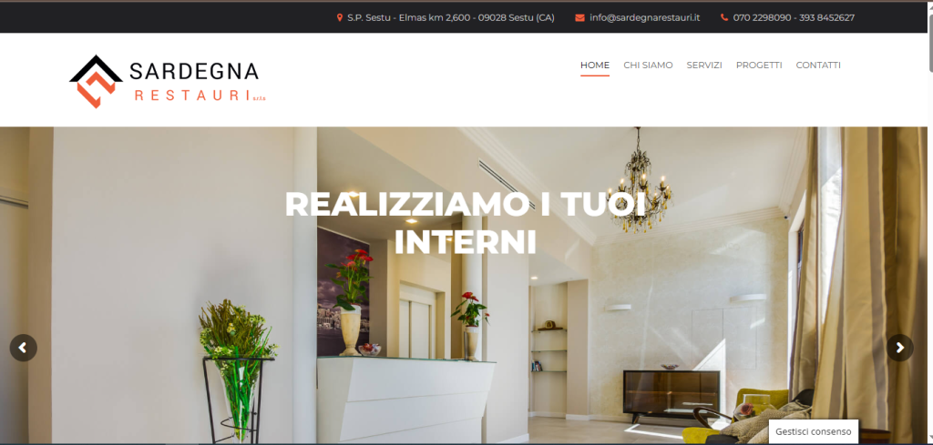 Ristrutturazione Cagliari - Sardegna Restauri - Sito Web